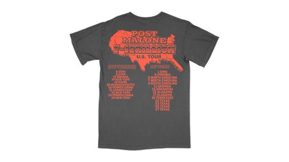 Post Malone F-1 Trillion Outlaw Tour Tee Charcoal