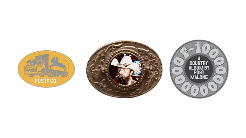 Post Malone F-1 Trillion Pin Set Multicolor