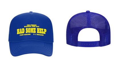 Post Malone I Had Some Help Trucker Hat Blue