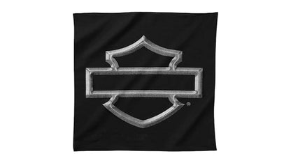 Post Malone x H-D Chrome Malone Bandana Black