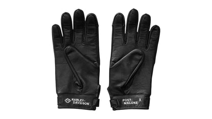 Post Malone x H-D Horsepower Leather Gloves Black