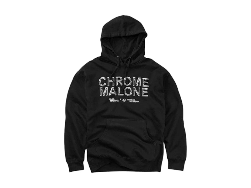 Post Malone x h-d Chrome Malone Pullover Hoodie Black