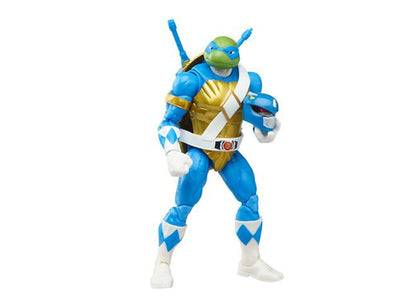Power Rangers x Teenage Mutant Ninja Turtles Lightning Collection Donatello Black and Leonardo Blue Action Figures