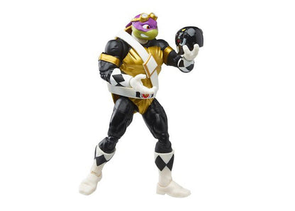 Power Rangers x Teenage Mutant Ninja Turtles Lightning Collection Donatello Black and Leonardo Blue Action Figures