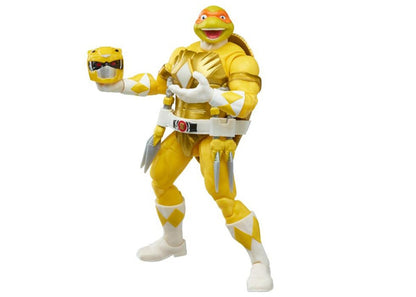 Power Rangers x Teenage Mutant Ninja Turtles Lightning Collection Morphed April O'Neil & Morphed Michelangelo Action Figures