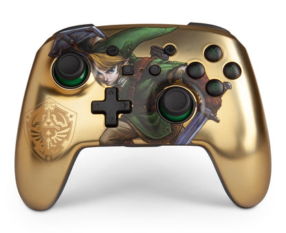 PowerA Nintendo Switch Legends of Zelda Wireless Controller Link Gold