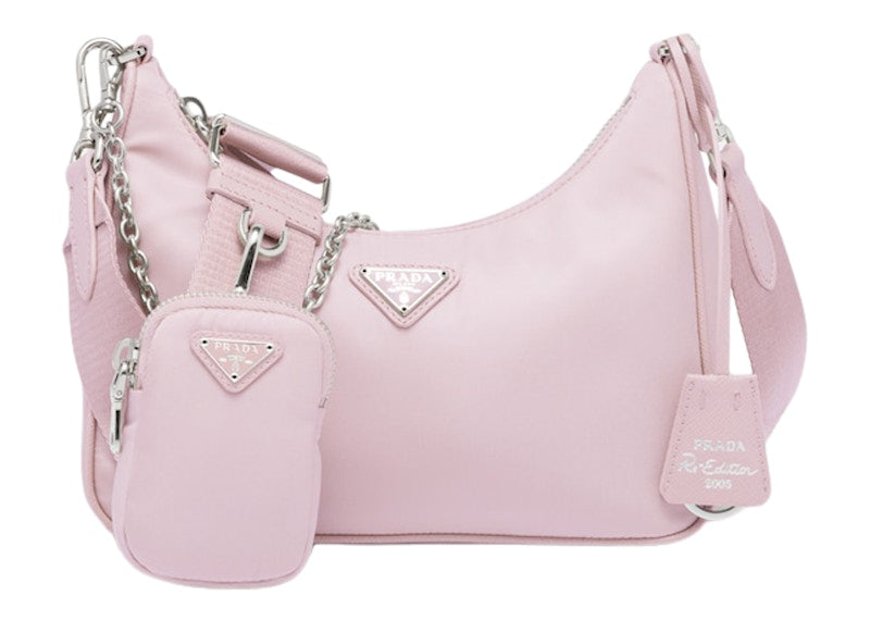 Prada 2005 Shoulder Bag Alabaster Pink