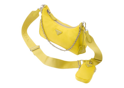 Prada 2005 Shoulder Bag Yellow