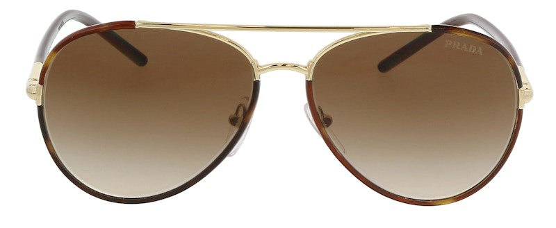 Prada Aviator Sunglasses Havana/Brown (0PR 66XS 2AU6S157)