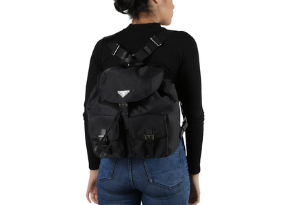 Prada Vela Backpack Nero Black