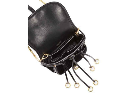 Prada Cahier Belt Bag Embroidered Velvet Black
