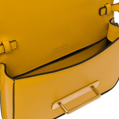 Prada Cahier Belt Bag Yellow