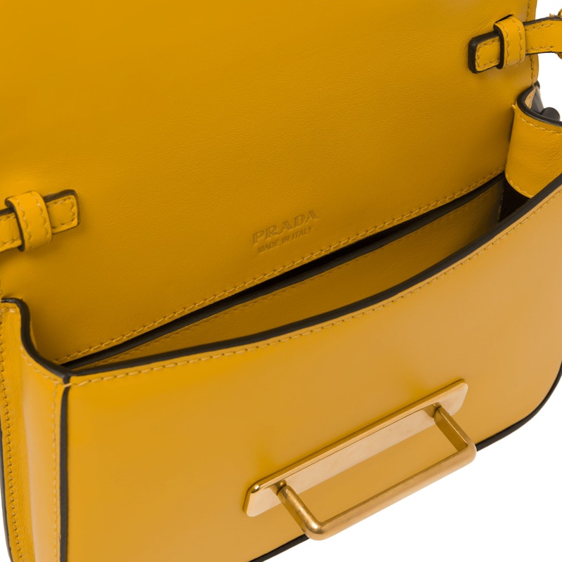 Prada Cahier Belt Bag Yellow