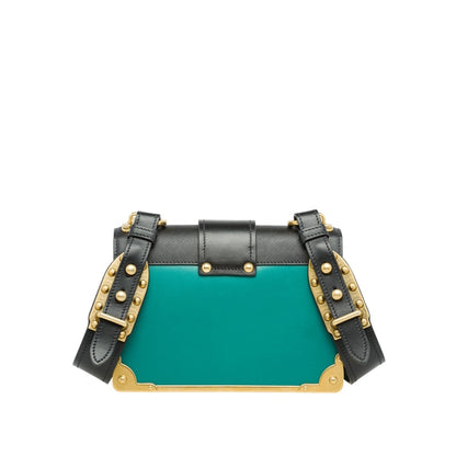 Prada Cahier Blue Green