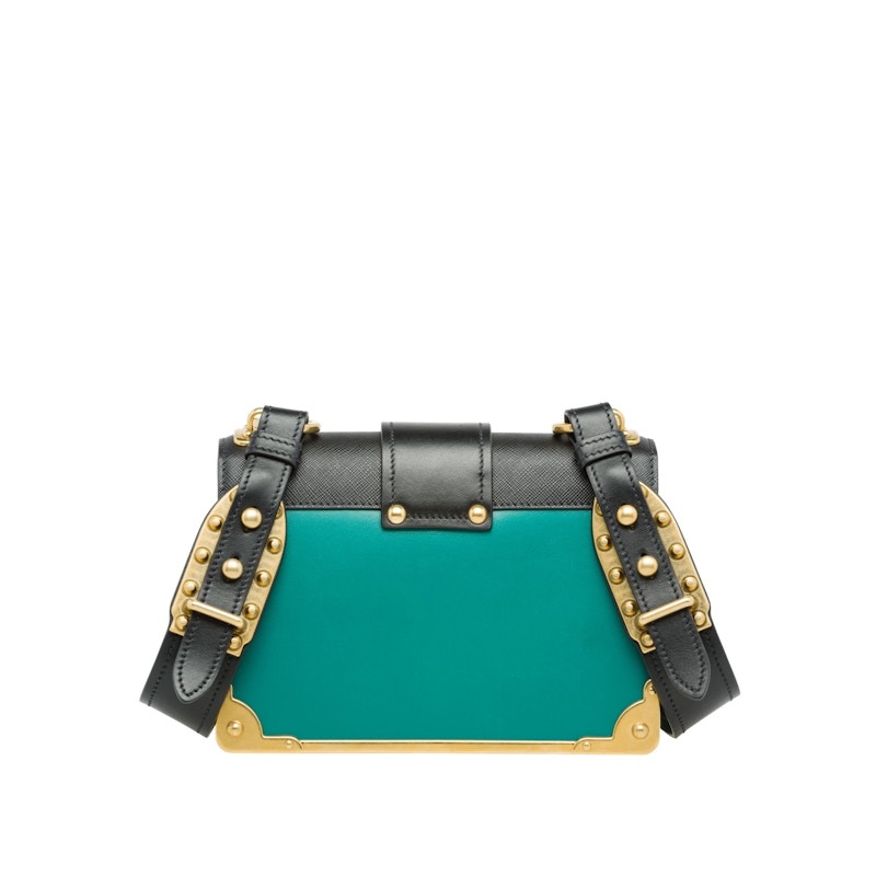 Prada Cahier Blue Green