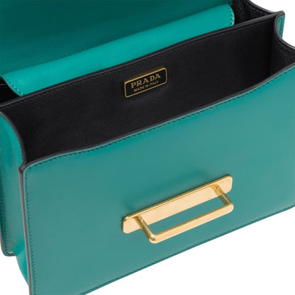 Prada Cahier Blue Green