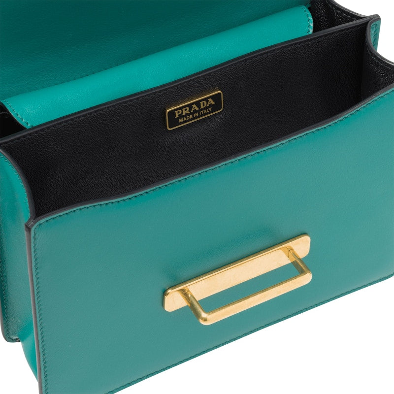 Prada Cahier Blue Green