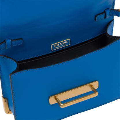 Prada Cahier Chain Blue