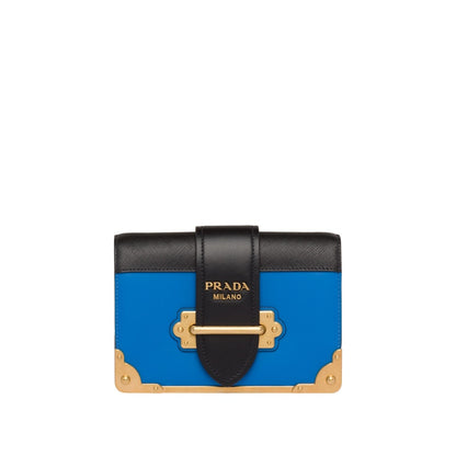 Prada Cahier Chain Blue