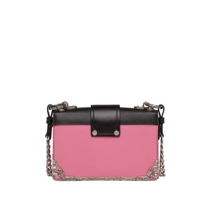 Prada Cahier Crystal Chain Pink