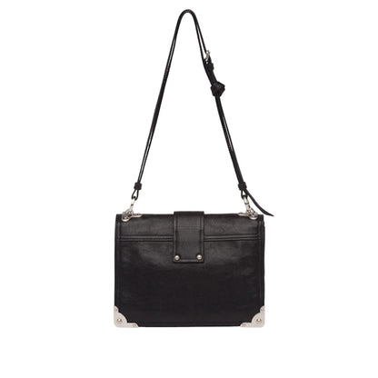 Prada Cahier Silver Black