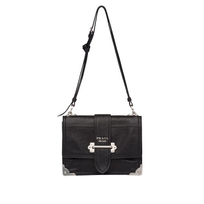 Prada Cahier Silver Black