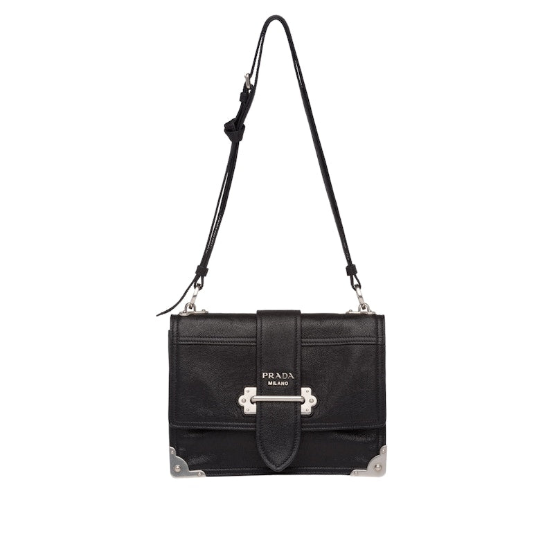 Prada Cahier Silver Black