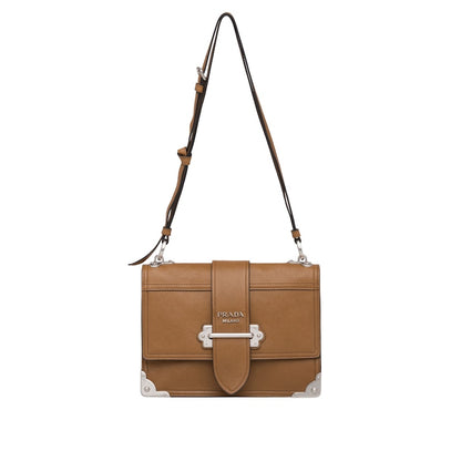 Prada Cahier Silver Brown