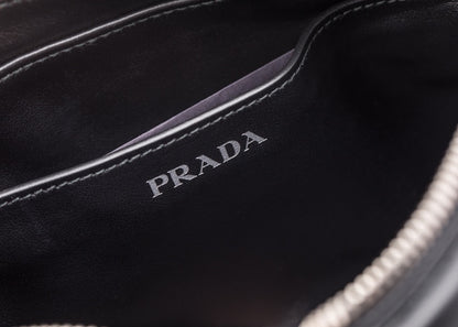 Prada Camera Shoulder Quilted Leather Black