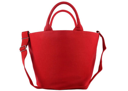 Prada Canapa Tote Red