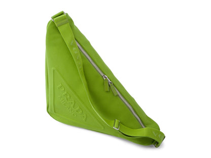 Prada Canvas Triangle Bag Fern Green