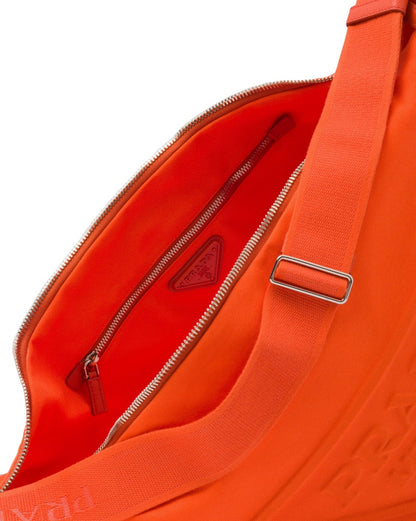 Prada Canvas Triangle Bag Orange
