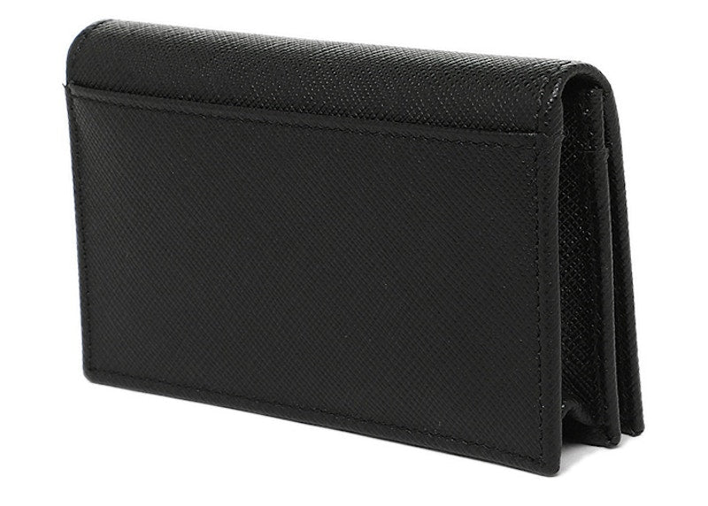 Prada Card Case Saffiano Leather Nero
