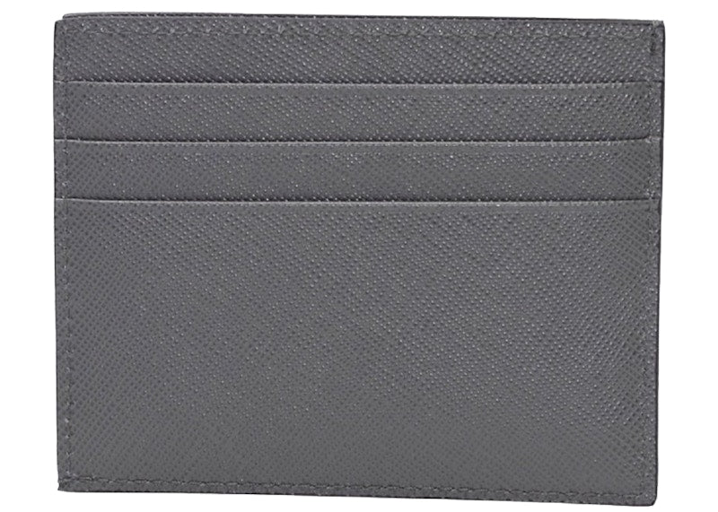 Prada Card Holder Saffiano Leather Argilla