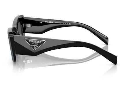 Prada Cat Eye Sunglasses Black/Dark Grey (SPR 13Z 1AB-5S0)