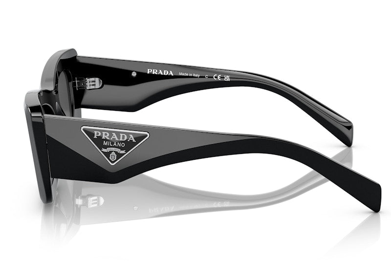 Prada Cat Eye Sunglasses Black/Dark Grey (SPR 13Z 1AB-5S0)