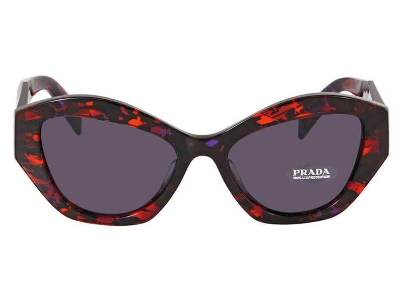 Prada Cat Eye Sunglasses Red/Purple (PR07YSF-06V6O2-55)