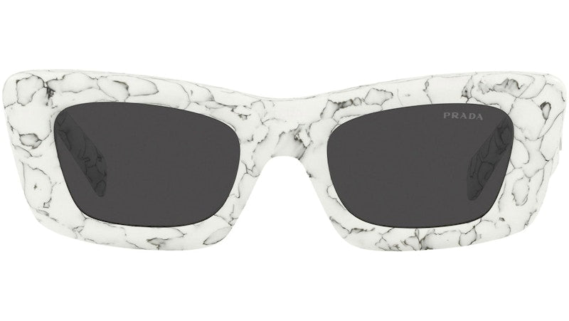 Prada Cat Eye Sunglasses White Marble (PR13ZS-17D5S0-50)