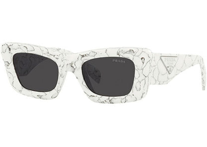 Prada Cat Eye Sunglasses White Marble (PR13ZS-17D5S0-50)