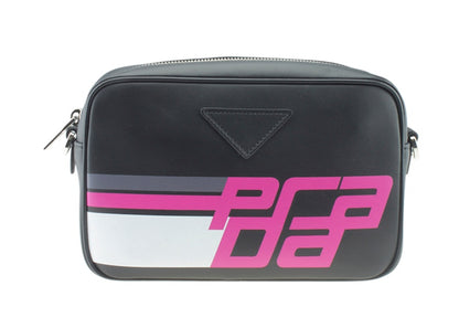Prada City Logo Crossbody Black/Pink