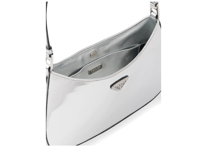 Prada Cleo Shoulder Bag Silver