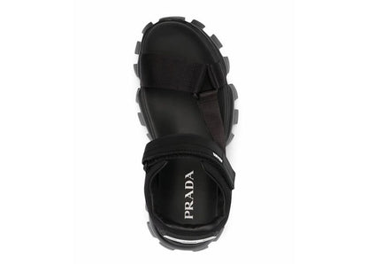 Prada Cloudbust Thunder Sandal Black Nylon