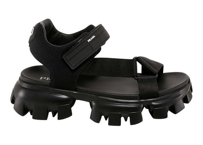 Prada Cloudbust Thunder Sandal Black Nylon