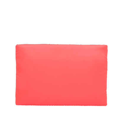 Prada Clutch Padded Nylon Large Orange