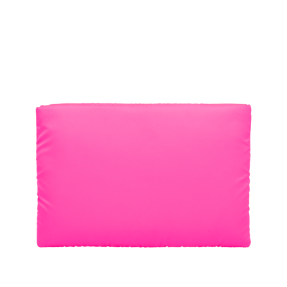 Prada Clutch Padded Nylon Large Pink