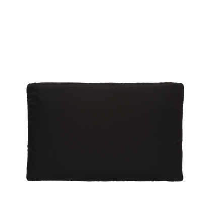 Prada Clutch Padded Nylon Medium Black