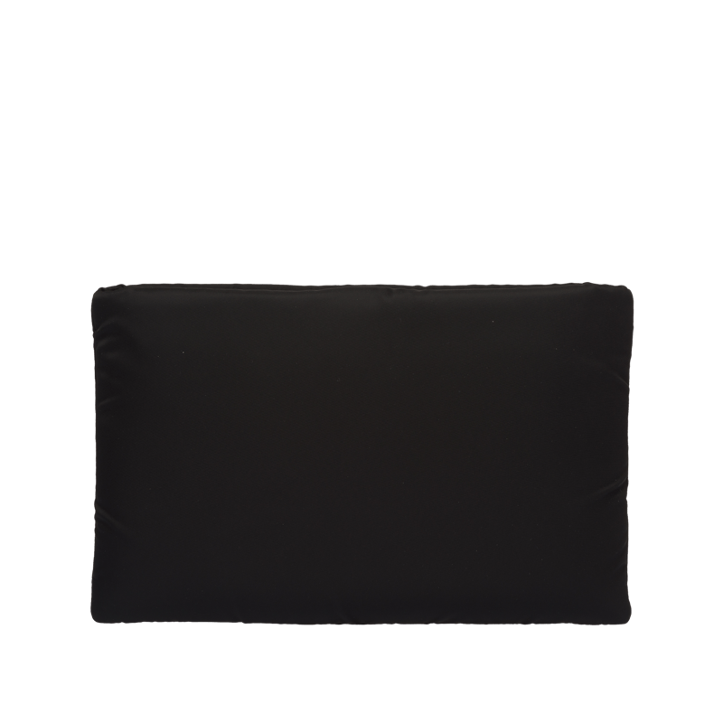 Prada Clutch Padded Nylon Medium Black