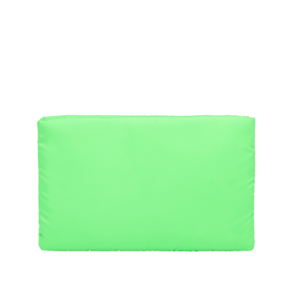 Prada Clutch Padded Nylon Medium Green