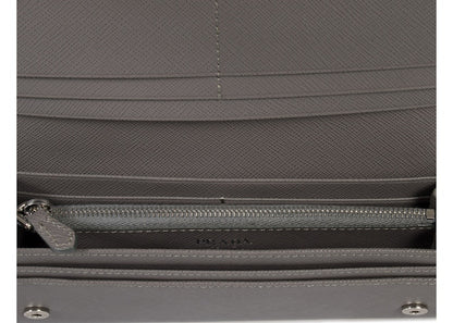 Prada Continental Wallet Saffiano Leather Marmo