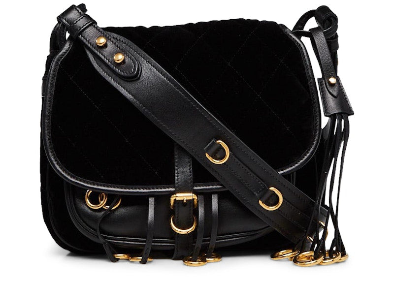 Prada Corsaire Crossbody Velvet Black